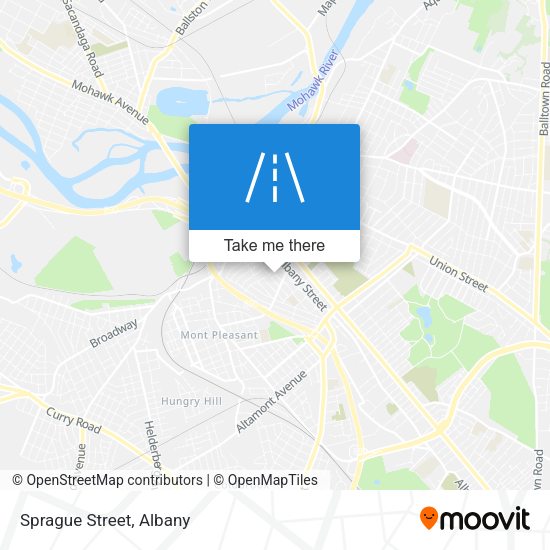 Mapa de Sprague Street