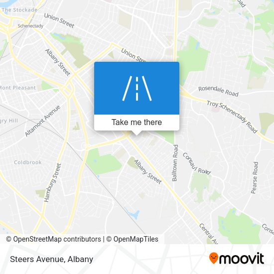 Mapa de Steers Avenue