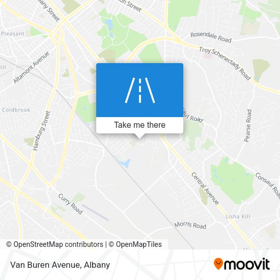 Mapa de Van Buren Avenue