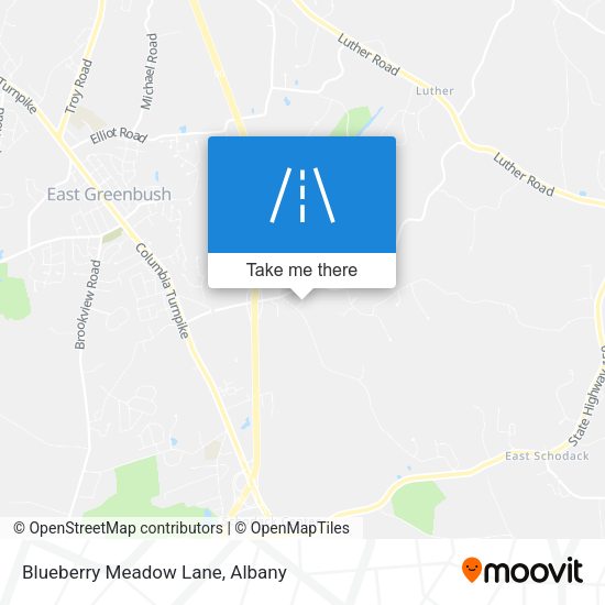 Mapa de Blueberry Meadow Lane