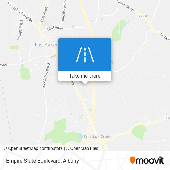 Mapa de Empire State Boulevard