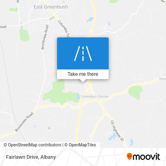 Mapa de Fairlawn Drive