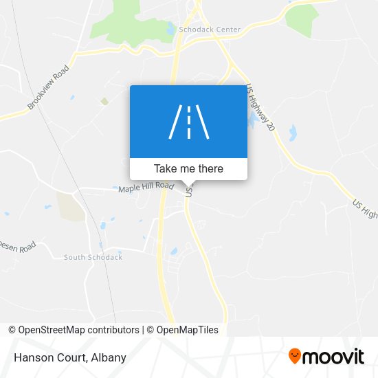 Mapa de Hanson Court