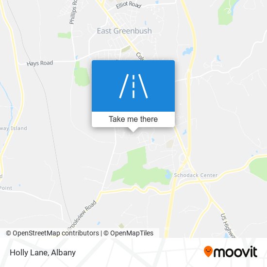 Holly Lane map