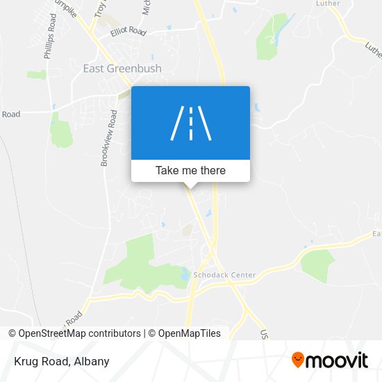 Mapa de Krug Road