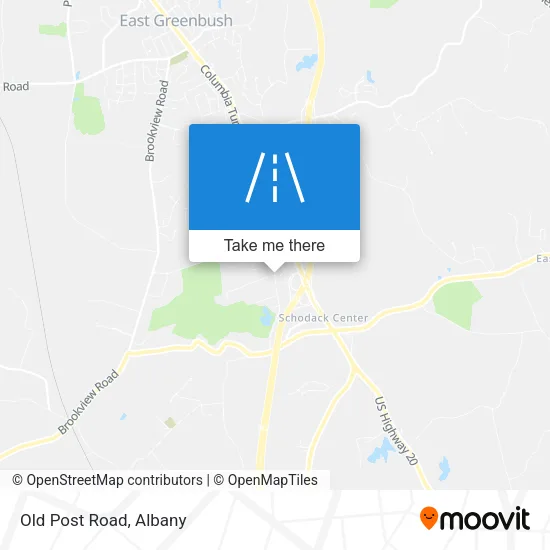 Old Post Road map