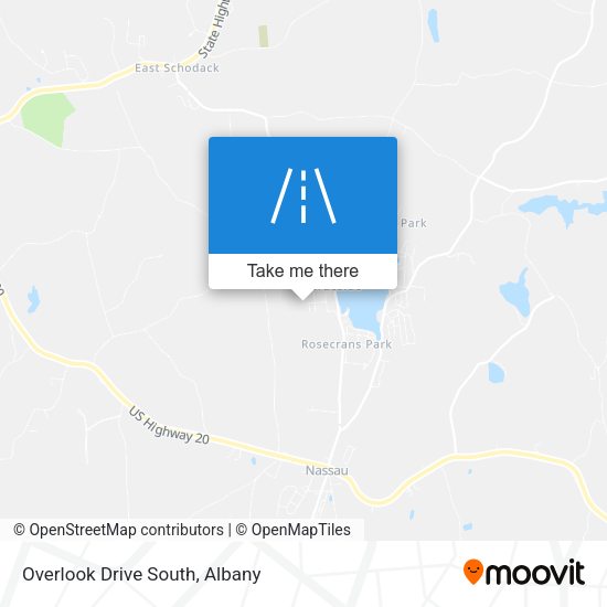 Overlook Drive South map