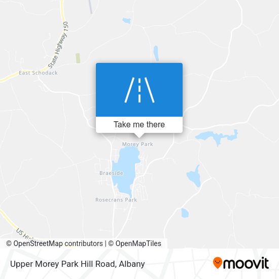 Mapa de Upper Morey Park Hill Road