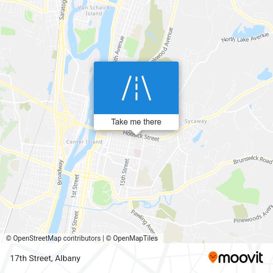 Mapa de 17th Street