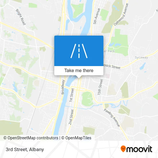 3rd Street map