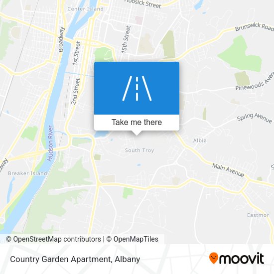Country Garden Apartment map