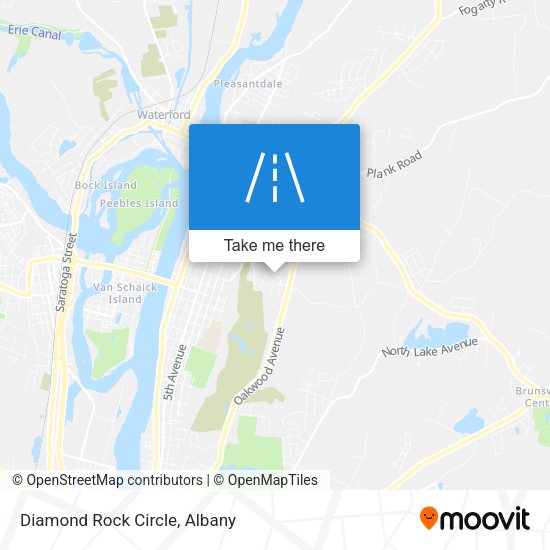 Mapa de Diamond Rock Circle