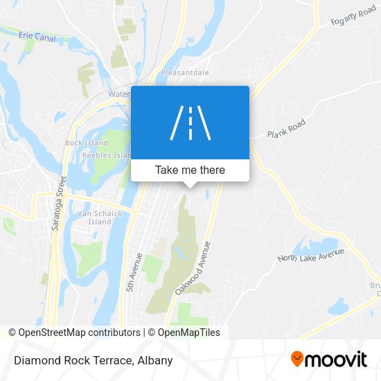 Mapa de Diamond Rock Terrace
