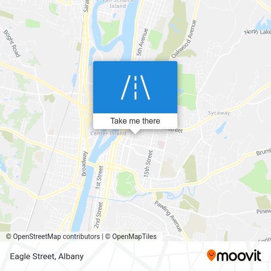Mapa de Eagle Street