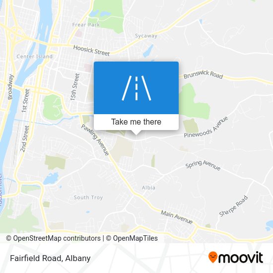 Mapa de Fairfield Road