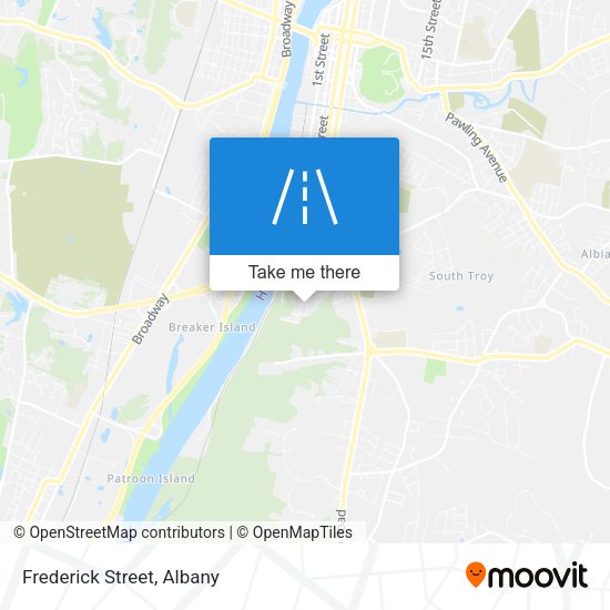 Mapa de Frederick Street