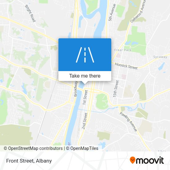 Mapa de Front Street