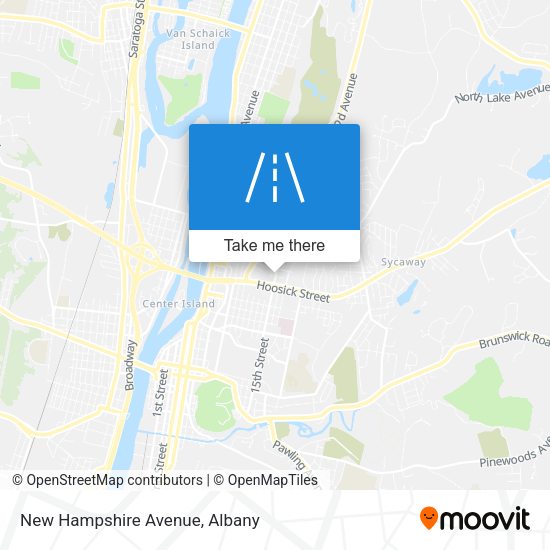 New Hampshire Avenue map