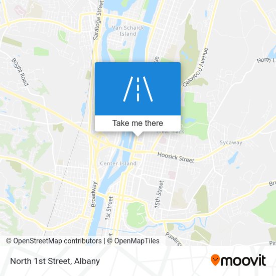 Mapa de North 1st Street