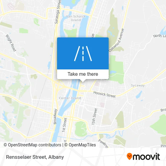 Rensselaer Street map