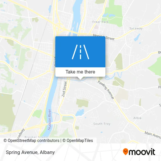 Spring Avenue map