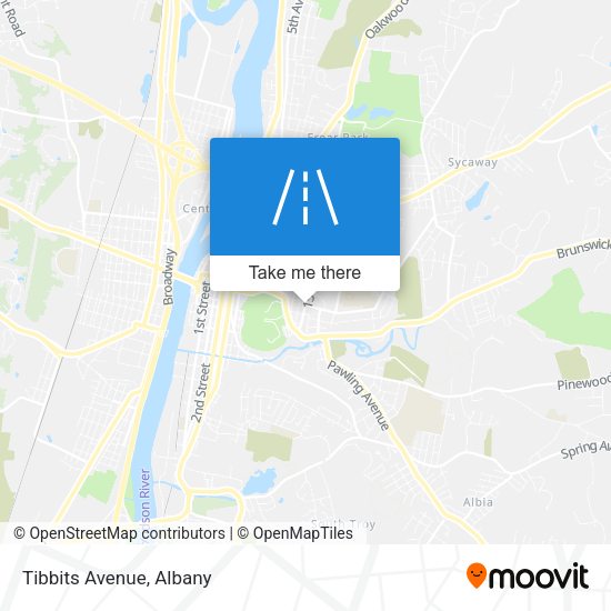 Mapa de Tibbits Avenue