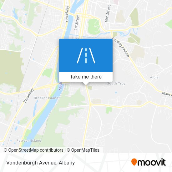 Mapa de Vandenburgh Avenue