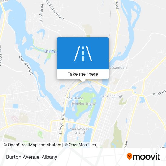 Mapa de Burton Avenue