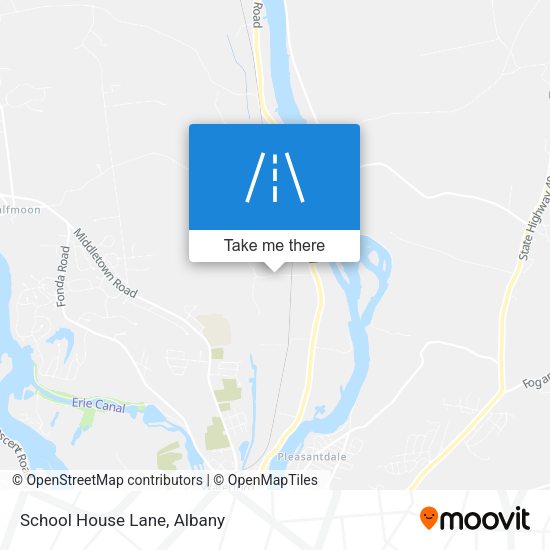 School House Lane map