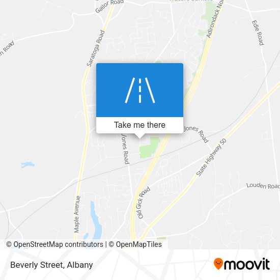 Mapa de Beverly Street