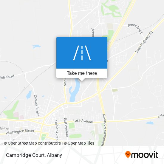 Mapa de Cambridge Court