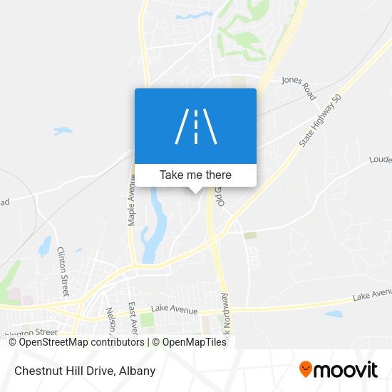 Mapa de Chestnut Hill Drive