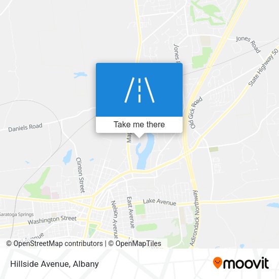Mapa de Hillside Avenue