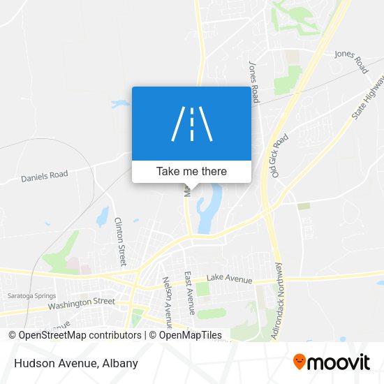 Mapa de Hudson Avenue