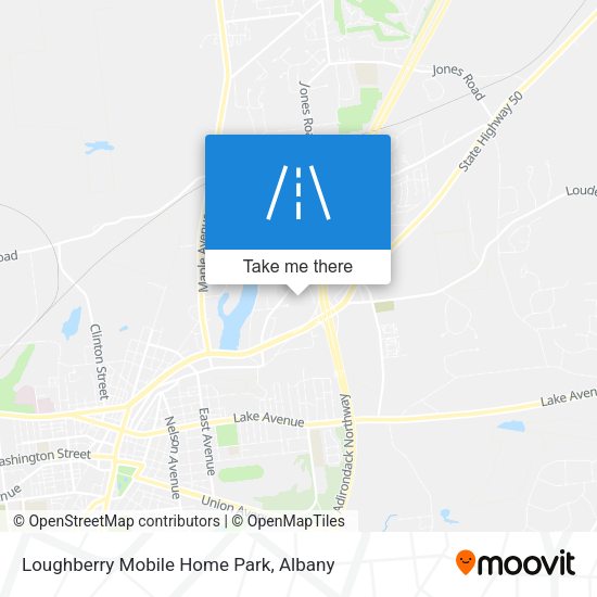 Loughberry Mobile Home Park map