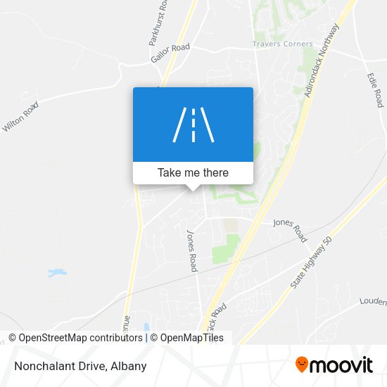 Mapa de Nonchalant Drive