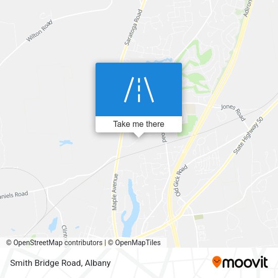 Smith Bridge Road map