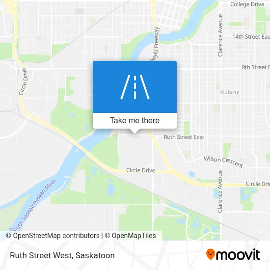 Ruth Street West map
