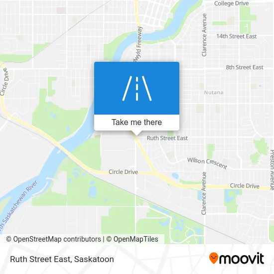 Ruth Street East map