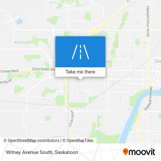 Witney Avenue South map