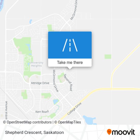 Shepherd Crescent map