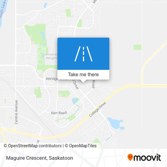 Maguire Crescent map
