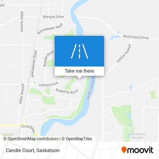 Candle Court map
