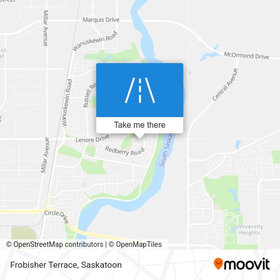 Frobisher Terrace map