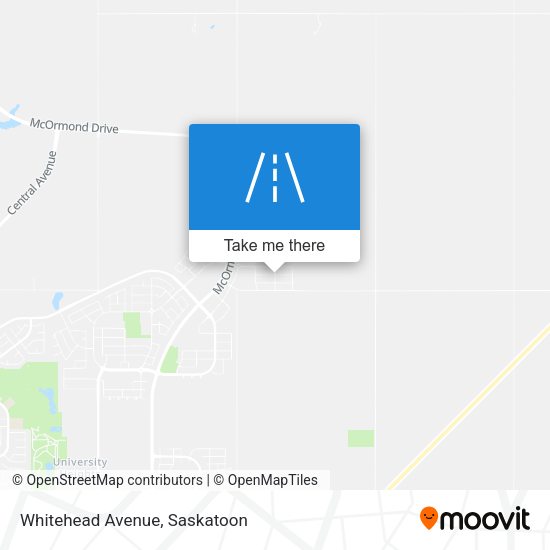Whitehead Avenue map