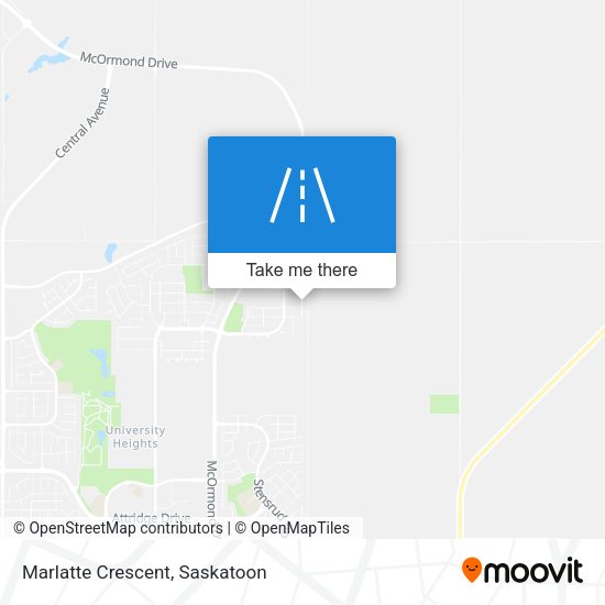 Marlatte Crescent map