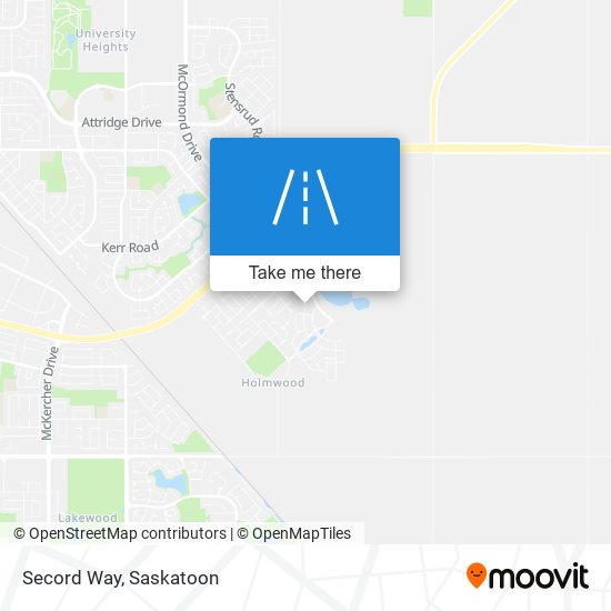 Secord Way map