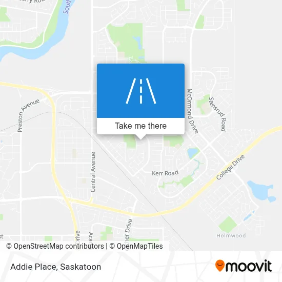 Addie Place map