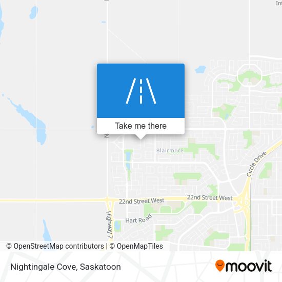 Nightingale Cove map