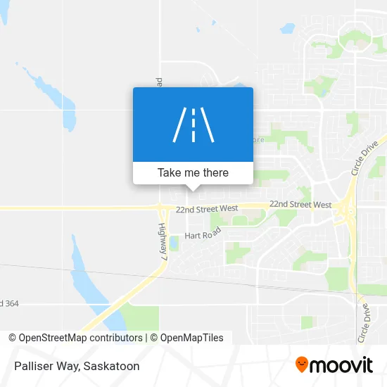 Palliser Way map